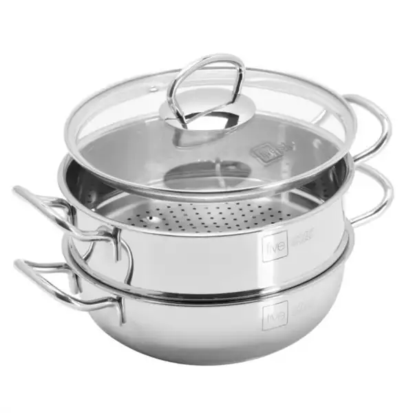 Bộ 2 nồi xứng inox 430 Fivestar 20cm