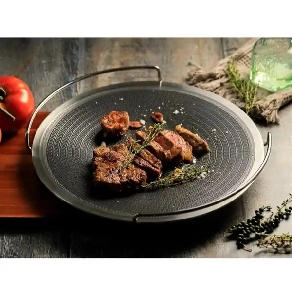 Chảo nướng đúc 3 lớp tổ ong Fivestar 34cm